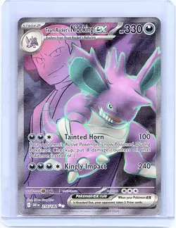 Pokemon TCG Pokemon Team Rocket's Nidoking Ex Ultra Rare Holo 216/182 - Image 1