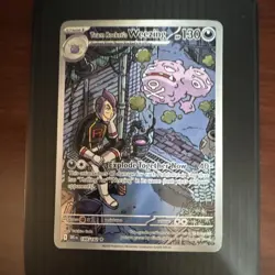Pokemon Team Rocket's Weezing SV10 Destined Rivals Illustration Rare Holo 199/1… - Image 1