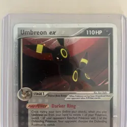 Heavily Played Umbreon ex Holo Rare Creased 112/115 Pokemon 2005 Unseen Forces - Image 2