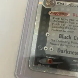 Heavily Played Umbreon ex Holo Rare Creased 112/115 Pokemon 2005 Unseen Forces - Image 4