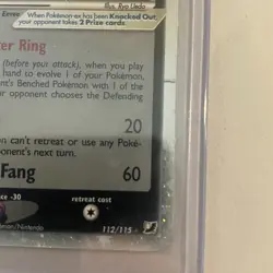 Heavily Played Umbreon ex Holo Rare Creased 112/115 Pokemon 2005 Unseen Forces - Image 5