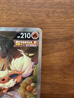 Pokemon Flareon V Single Strike Full Art Promo Holo SWSH179 Sword & Shield - Image 4