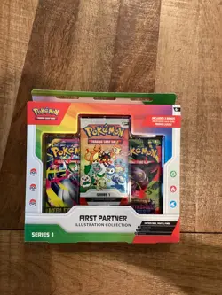 Pokemon TCG First Partner Illustration Collection Series 1 New Sealed - Image 1
