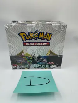 Pokemon Sword & Shield Rebel Clash Booster Box - Image 1