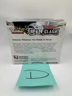 Pokemon Sword & Shield Rebel Clash Booster Box - Image 2