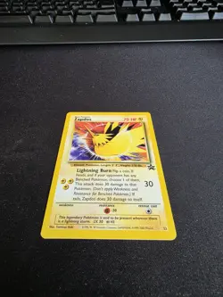 Zapdos 23/53 Pokemon TCG WOTC Black Star Promo Vintage 1999 Basic - Image 5