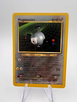 Pokemon Magnemite #26/75 Non-Holo Rare - 2001 Unlimited Neo Discovery - NM - Image 3