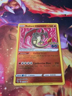 Pokemon Radiant Charizard 011/078 Holo Rare Pokemon Go - Image 2