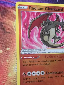 Pokemon Radiant Charizard 011/078 Holo Rare Pokemon Go - Image 3