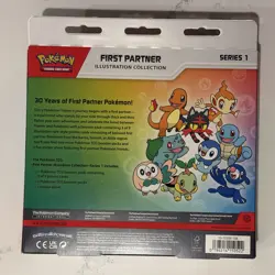 Pokemon TCG First Partner Illustration Collection Series 1 Box New Sealed - Image 2