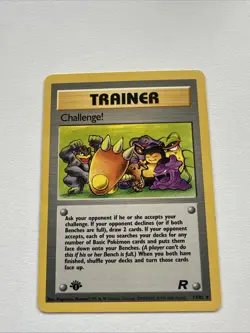 Challenge! 1st edition Team Rocket 74/82 WOTC vintage Pokemon - Image 1