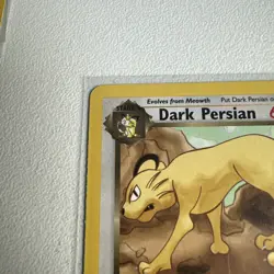 Dark Persian 1st edition Team Rocket 42/82 WOTC vintage Pokemon - Image 3
