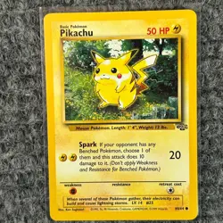 Vintage Pokemon Jungle Pikachu 60/64 Non Holo NM WotC - Image 1