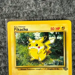 Vintage Pokemon Jungle Pikachu 60/64 Non Holo NM WotC - Image 3