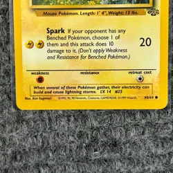 Vintage Pokemon Jungle Pikachu 60/64 Non Holo NM WotC - Image 4