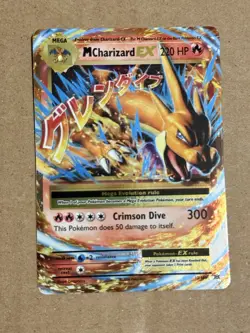Pokemon TCG M Charizard EX 13/108 Evolutions Ultra Rare Mega Holo 2016 - Image 1