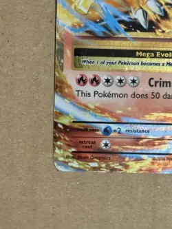 Pokemon TCG M Charizard EX 13/108 Evolutions Ultra Rare Mega Holo 2016 - Image 5