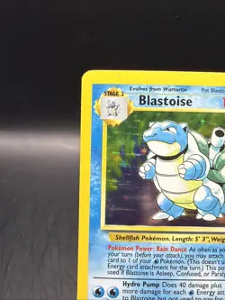 Blastoise 002/102 Base Set Holo Pokemon TCG LP - Image 2