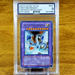 Yu-Gi-Oh Cybernetic Revolution 1st Edition Cyber End Dragon CRV-EN036 AGS Mint 9 - Image 1