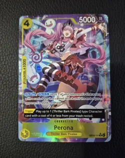 ONE PIECE TCG CARD Perona - OP14-111 Alternate Art The Azure Sea's Seven OP14 - Image 1