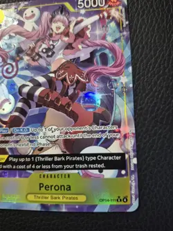 ONE PIECE TCG CARD Perona - OP14-111 Alternate Art The Azure Sea's Seven OP14 - Image 3