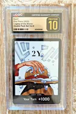 2025 One Piece Legacy Of The Master Double Pack Set Vol. 8 Don!! CGC 10 PRISTINE - Image 1