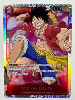 Monkey.D.Luffy OP01-024 - Romance Dawn- SR Near-Mint Super Rare English - Image 1