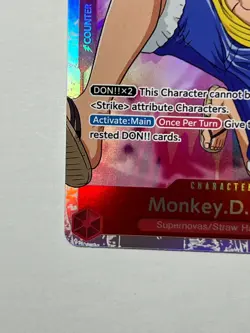 Monkey.D.Luffy OP01-024 - Romance Dawn- SR Near-Mint Super Rare English - Image 4