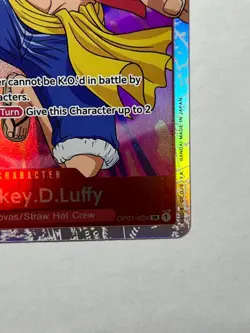 Monkey.D.Luffy OP01-024 - Romance Dawn- SR Near-Mint Super Rare English - Image 5