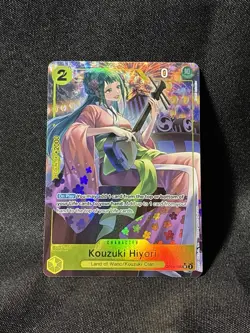 One Piece Kouzuki Hiyori OP06-106 Wings of the Captain Alternate Art Foil SR - Image 1