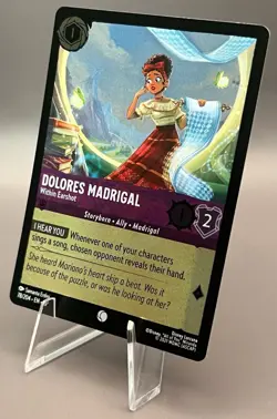 Disney Lorcana Archazia's Island 78/204 - Dolores Madrigal Cold Foil NM - Image 1