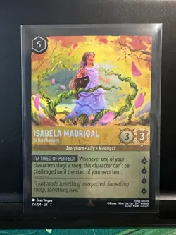 Disney Lorcana Archazia's Island - Cold Foil: Isabela Madrigal - 25/204 - Image 1