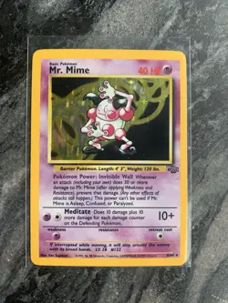 Near Mint! 1999 Jungle Mr. Mime Holo 6/64 Pokemon WOTC NM - Image 1