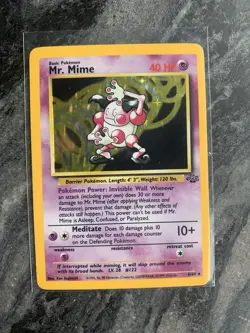 Near Mint! 1999 Jungle Mr. Mime Holo 6/64 Pokemon WOTC NM - Image 3