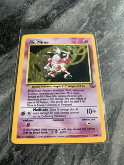 Near Mint! 1999 Jungle Mr. Mime Holo 6/64 Pokemon WOTC NM - Image 4