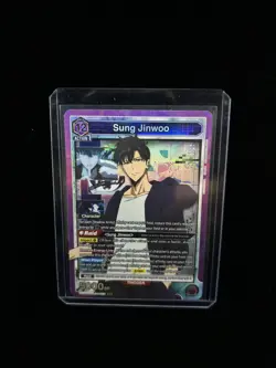 Union Arena SOLO LEVELING Sung Jinwoo UE17BT/SLG-1-022 Super Rare SR FREE SHIP - Image 1