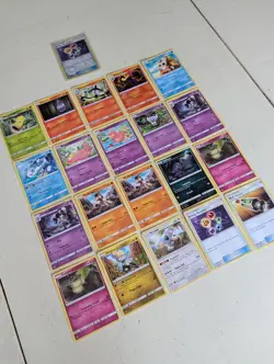 21 GUARDIANS RISING SET CARDS, INCLUDES REVERSE HOLO, POKEMON CARD TCG BUNDLE - Image 2