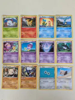 12 STEAM SIEGE SET CARDS, INC PRIMEAPE & TOXICROAK, POKEMON CARD TCG BUNDLE - Image 1