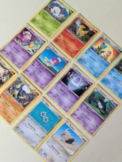 12 STEAM SIEGE SET CARDS, INC PRIMEAPE & TOXICROAK, POKEMON CARD TCG BUNDLE - Image 2
