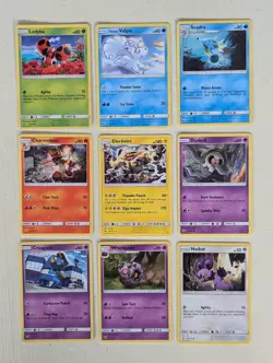 9 BURNING SHADOWS SET CARDS, CHARMELEON & SEADRA, POKEMON CARD TCG BUNDLE JOBLOT - Image 1