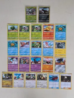 23 CRIMSON INVASION SET CARDS, INCLUDES REVERSE HOLOS, POKEMON CARD TCG BUNDLE - Image 1
