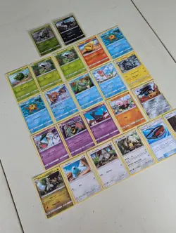 23 CRIMSON INVASION SET CARDS, INCLUDES REVERSE HOLOS, POKEMON CARD TCG BUNDLE - Image 2