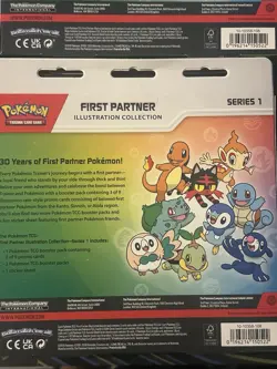 Pokemon First Partner Illustration Collection Series 1 Promo Booster Box English - Image 2