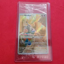 Pokemon TCG: Pokemon Center Stamped Mimikyu SVP 075 Black Star Promo SEALED - Image 1