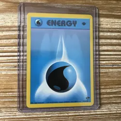Pokemon Card Gym Challenge 1st Edition Water Energy 132/132 LP-MP - Image 1