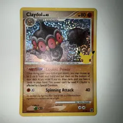 Pokemon Claydol Holo 15/106 25th Anniversary Celebrations Classic Card MINT - Image 1