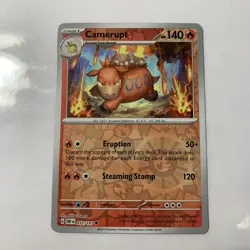 Camerupt 032/197 Obsidian Flames Pokemon TCG Reverse Holo - Image 1