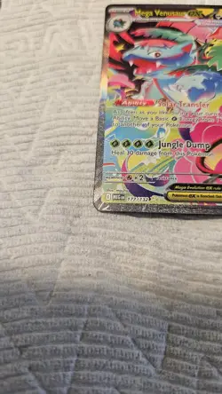 Pokemon Mega Venusaur EX Full Art Holo 177/132 Me01: Mega Evolution 380 HP - Image 4