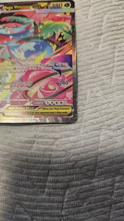 Pokemon Mega Venusaur EX Full Art Holo 177/132 Me01: Mega Evolution 380 HP - Image 5