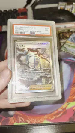 2023 POKEMON PAL EN-PALDEA EVOLVED #268 GRUSHA SPECIAL ILLUSTRATION RARE PSA 9 - Image 2